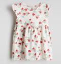 Girls summer dress and matching strawberry bobbles H&M