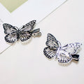 2Pcs Alloy Butterfly Hair Clip Women Simple pretty  Elegant Wild Hairpin Female Wedding Hair Accessories holidays cruises romantic picnics