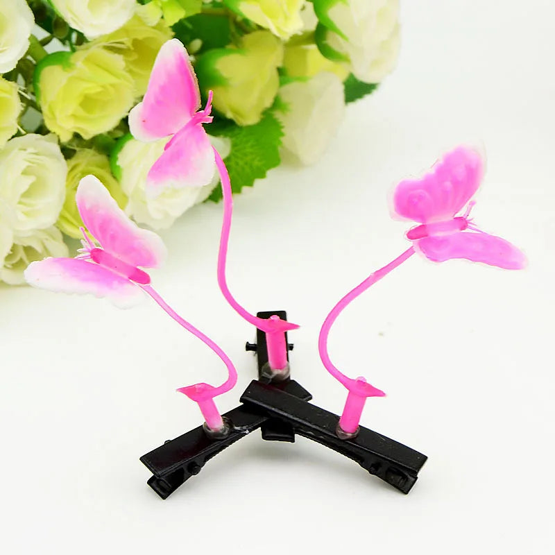 2pcs Hair Clip Plants Show Moe Artifact Small Bean Sprouts Miaofa Clip Head Long Grass Wacky Cartoon Headdress Flower spring fancy dress  mushroom clover flower sunflower shoot