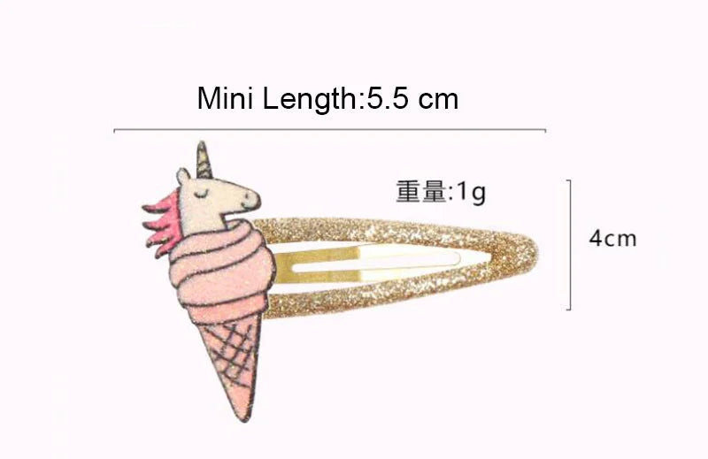 1 Pair/2pcs Hair Tie Bow Turban Newborn Kids Headwear Baby Girl Accessories Rainbow Unicorn Avocado Panda Ice Cream Children