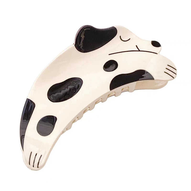 Tulip hairpin female cute puppy claw clip high-grade small grip clip back head clip headdress koala bear Australia down under novelty