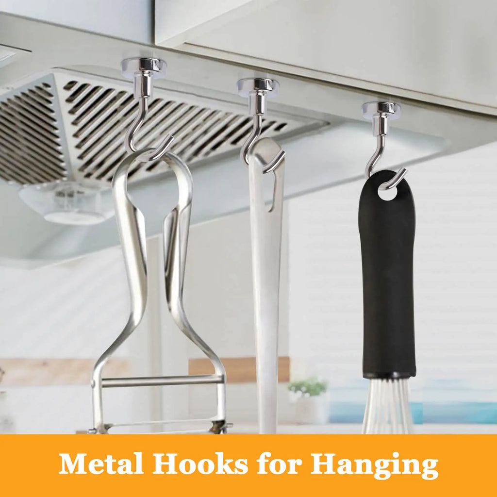 Magnetic HooksD20mm,  Magnetic Hook Heavy Duty for Hanging,   Magnet Hooks, for Cruise Ship Camping Grill Kitchen Garage Wall perfect for extra space hanging extra clothes up  suits etc on cruises in cabin