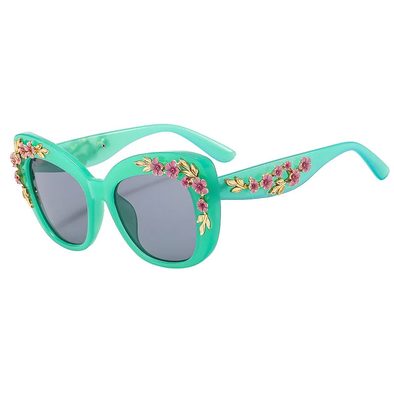 Flower Sunglasses Women Pink