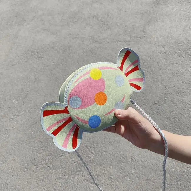 Lovely Children's Mini Shoulder Bags PU Leather Boys Girls Small Crossbody Bag Cute Cartoon Baby Kids Pink Red Coin Purse Wallet