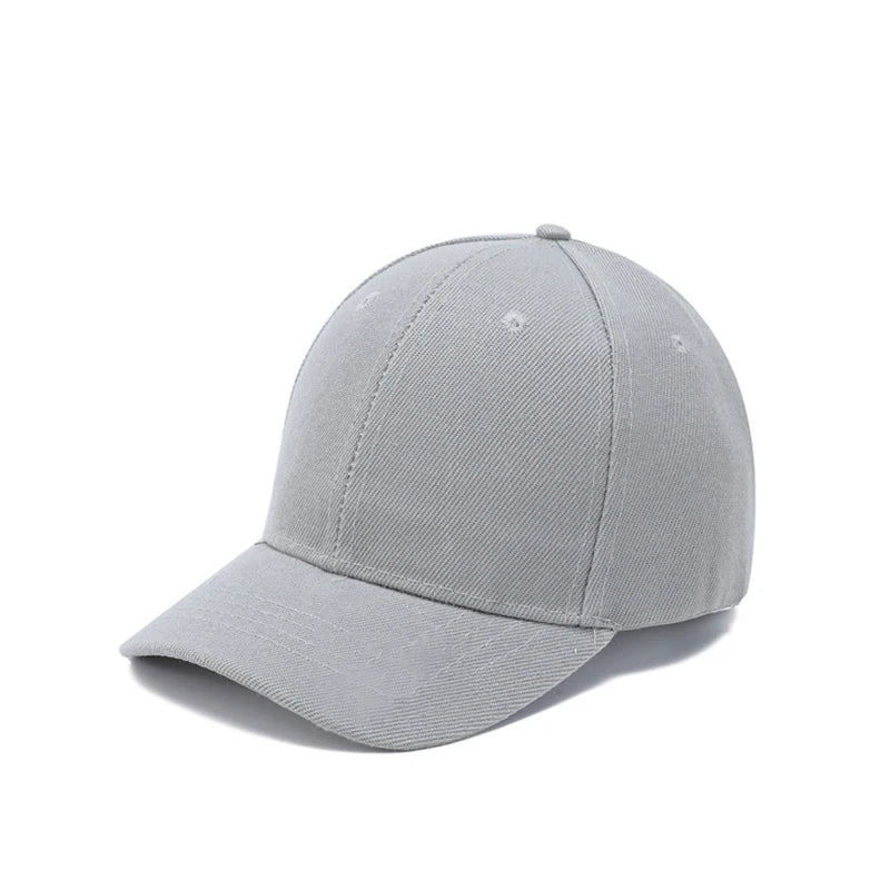 Summer Children Peaked Caps Students Kids Baseball Cap Boy Girl Solid Color Cotton Adjustable Hats Snapback Hip-Hop Sun Hat