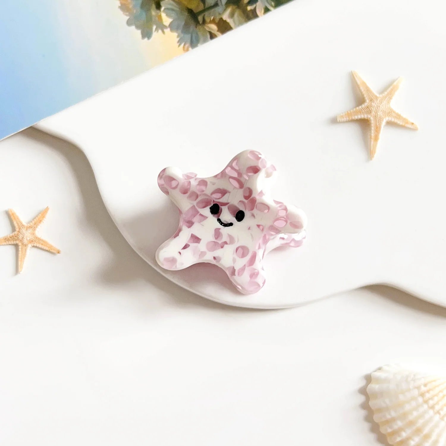 Fashion Cartoon Marine Small Animal Hairpins Cute Small Delicate Acetate Pan Hairpins Horsetail Half-tied Shark Clips Hair Claw octopus whale crab starfish seahorse shell lobster dolphin holidays beach party