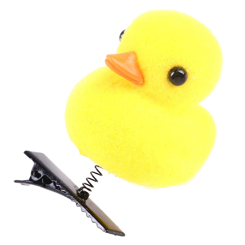 1 Pcs Little Yellow Duck Hairpin For Children Gift Funny Christmas Gift Cute Spring Headdress