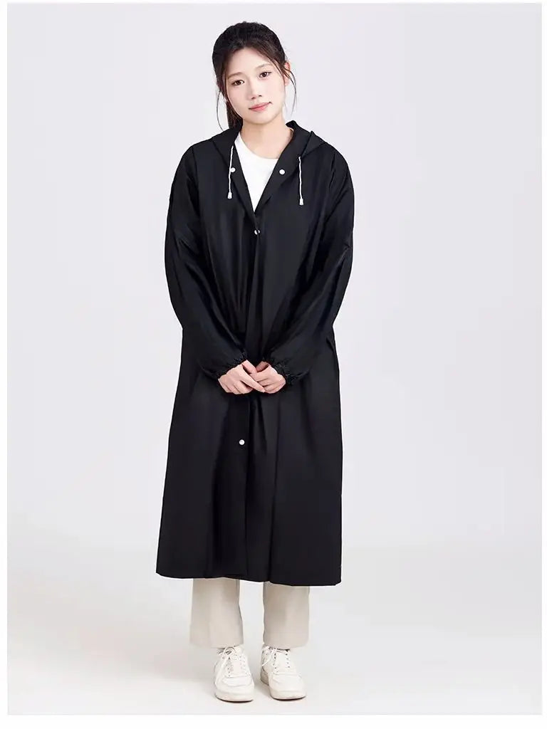 EVA Outdoor Non-Disposable Integrated Raincoat, Portable and Thickened Raincoat, Team Building, Concert and Travel