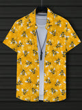 Mens Hawaiian Bee Print shirt