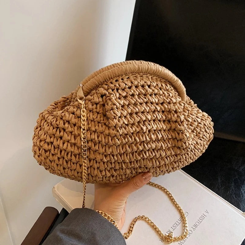 Straw Weaving Crossbody bag