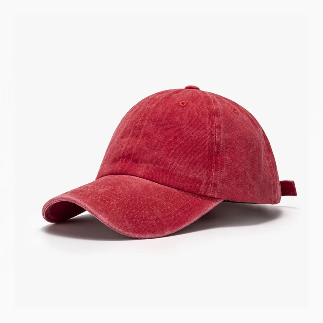 Baseball Cap Washed Cotton Men Women Snapback Hat Vintage Hip Hop Caps Solid Color Dad Hat Bone Casquette Outdoor Casual Sport
