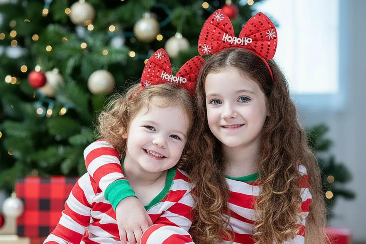 Cartoon Christmas Headband Santa Claus Elk Xmax Tree Hair Accessories Adult Kids 2024 Christmas Decoration Navidad New Year Gift fancy dress headbands