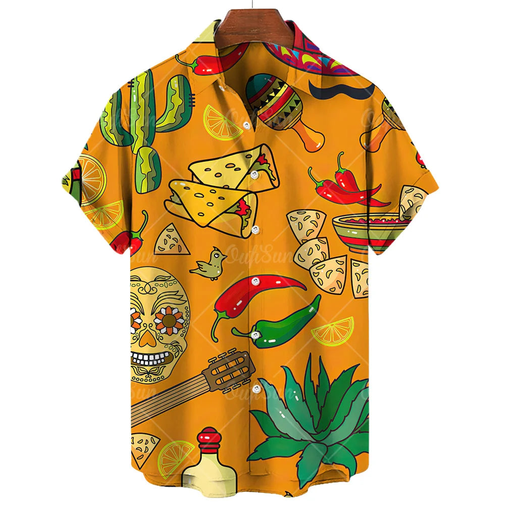 Musical  Shirts  Men's Hawaiian