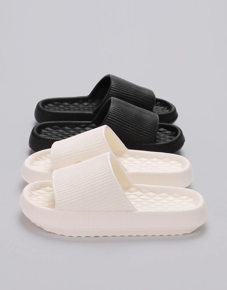 New Soft Platform Slippers for Women 2024 Summer Thick Bottom Cloud Slides Woman EVA Light Non-Slip Flip Flops Plus Size 45