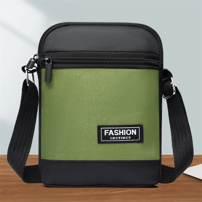 2025 New Outdoor Sports Large Capaci Bapa Mobile Phone Bag Men's Ox Cloth Waterproof Single oulder Slant Bag