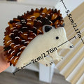 Hedgehog novelty hair claw clip  Cute Cartoon animal Hair Clips for Women Girls Hair Accessories so pretty for animal lovers ❤️