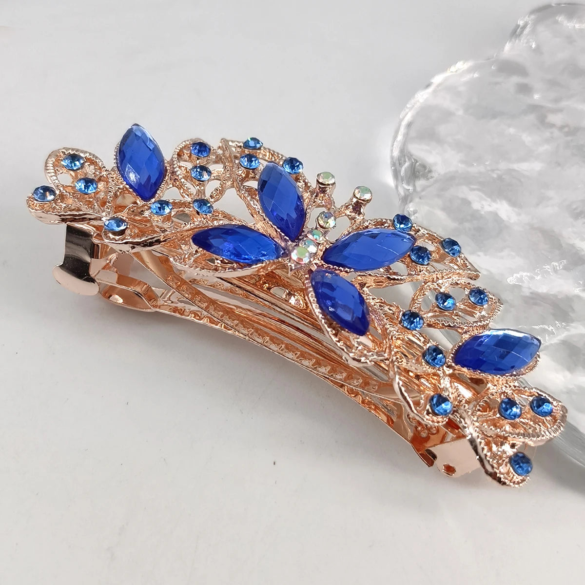 Crystal Barrettes Bow Clip Rhinestone ,ladies girls half up half down hair