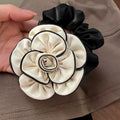 flower hair scrunchie