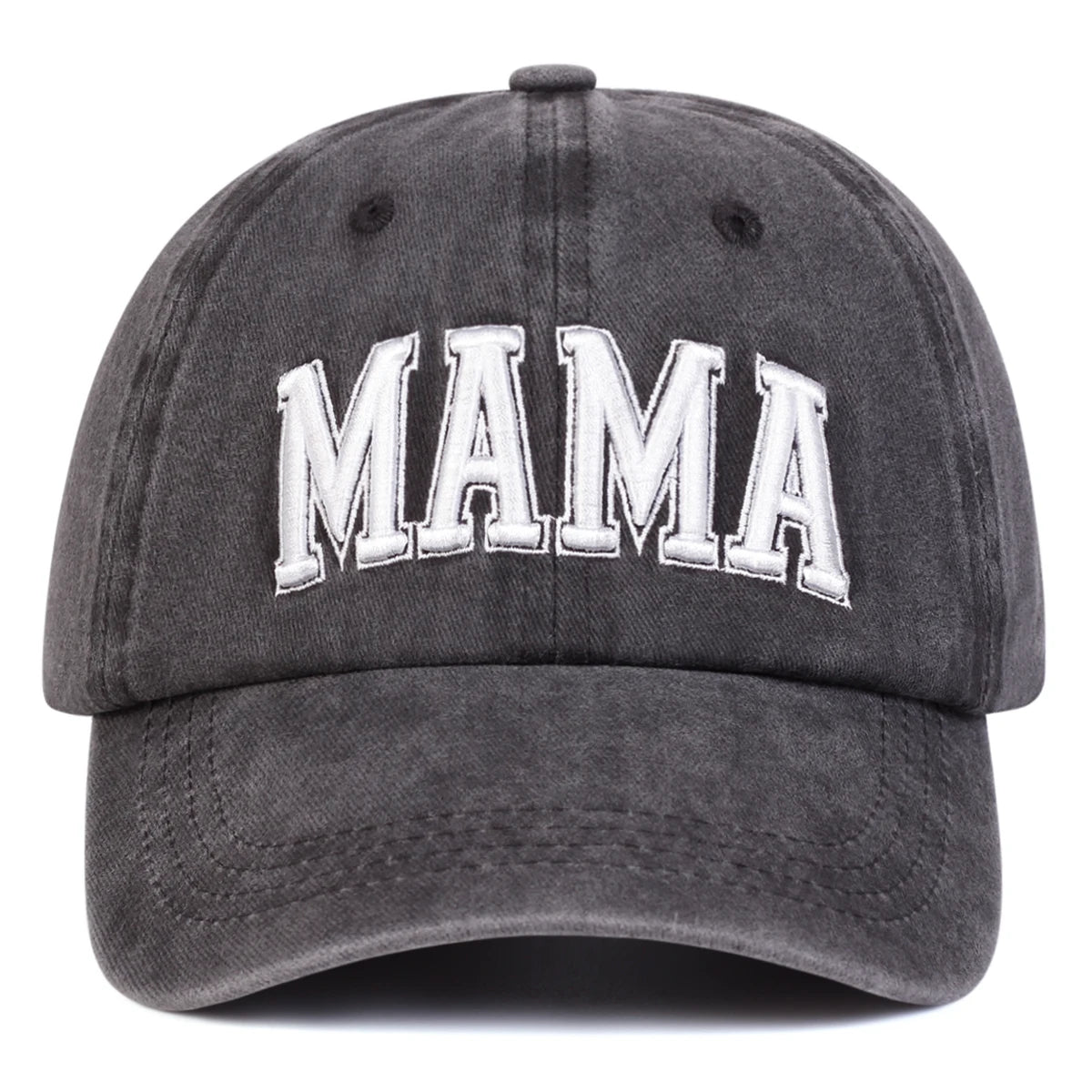 Unisex Parent Child 3D MAMA/MINI Embroidery Wash Baseball Caps Spring and Autumn Outdoor Adjustable Casual Hats Sunscreen Hat ﻿