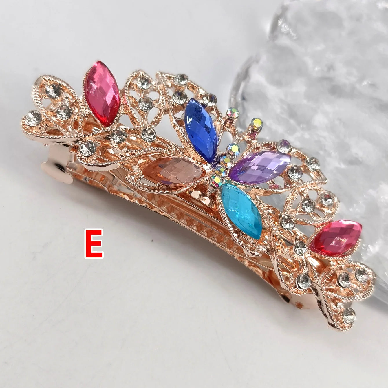 Crystal Barrettes Bow Clip Rhinestone ,ladies girls half up half down hair