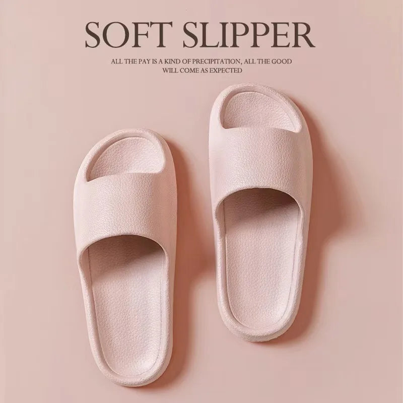 Fashion Women Slippers Summer Flat Lightweight EVA Home Bathroom Slippers Comfort Massage Couples Indoor Slides Shower Shoes sliders