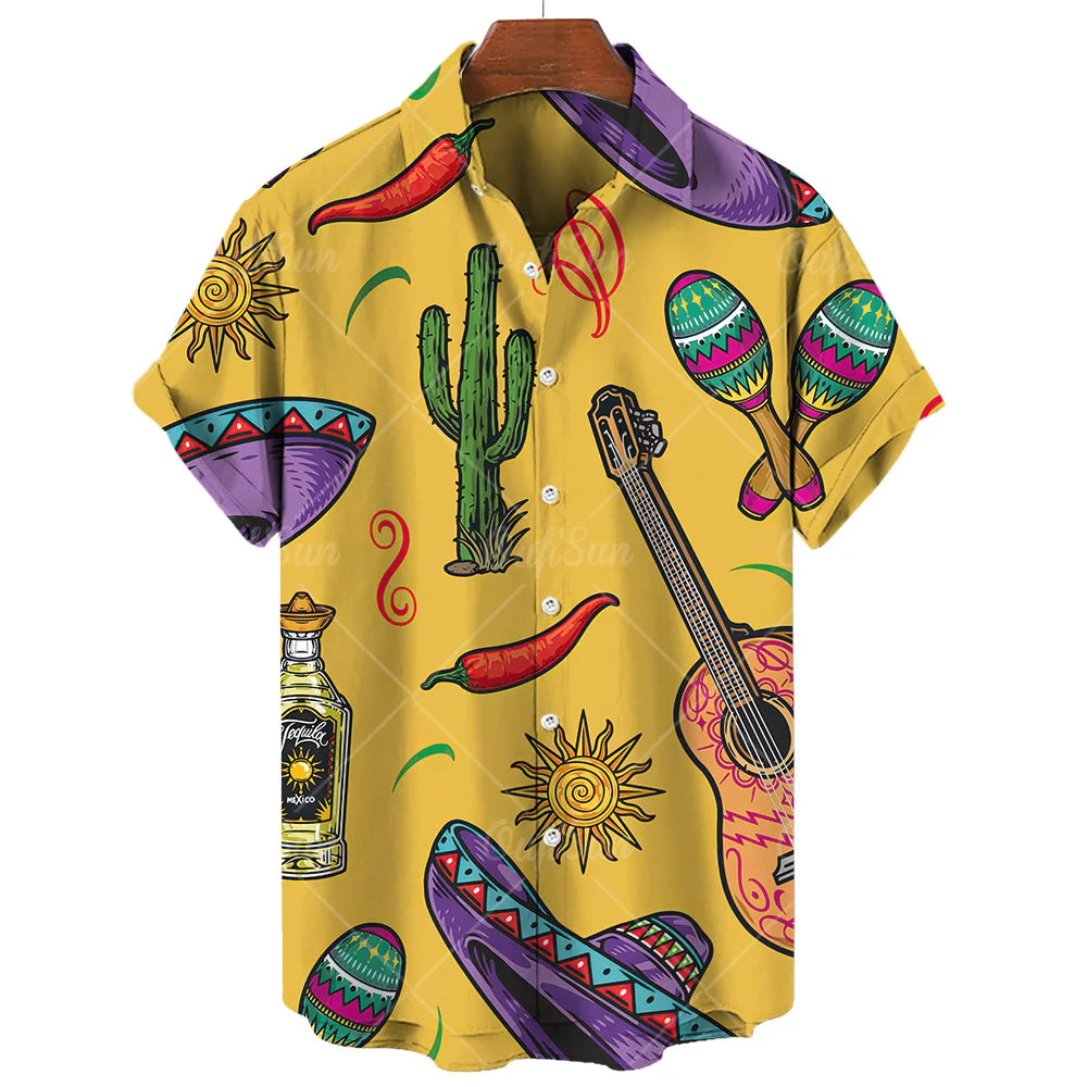 Musical  Shirts  Men's Hawaiian