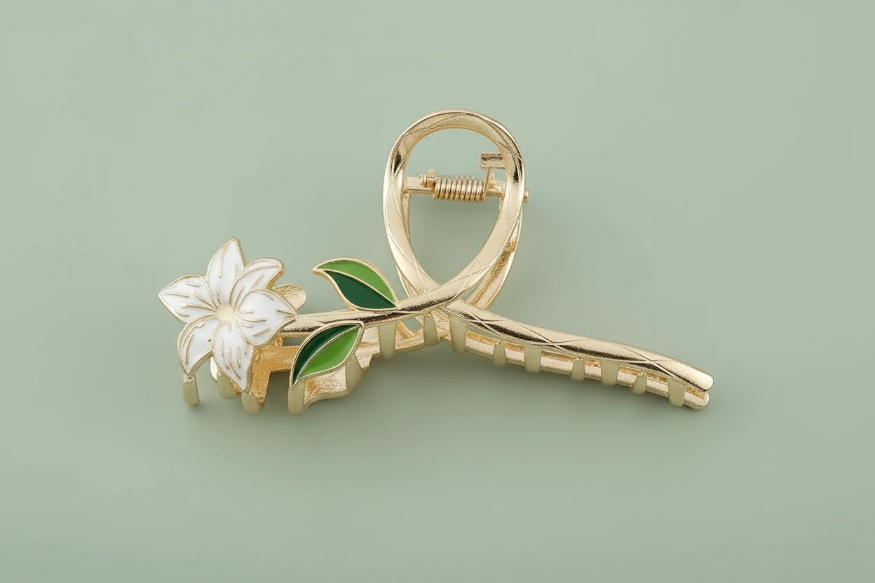 Fashion Cute Flower Alloy Hairclips For Women Multicolour Metal Hairclip Party Everyday flowers well made not cheap plastic these are metal strong clips ideal for holidays beach cruises days out and special occasions sunflower Italy holiday