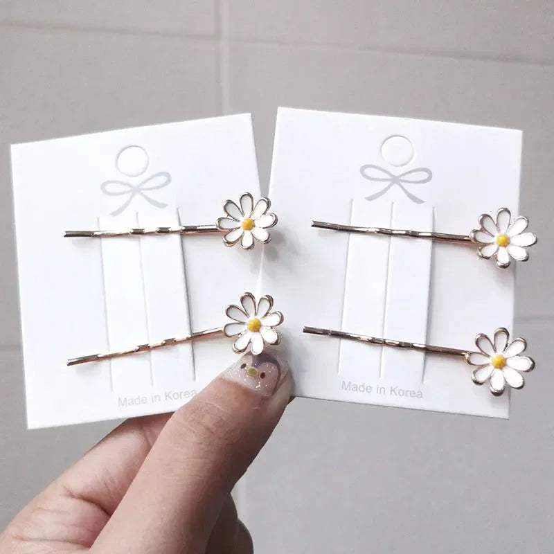 flower Daisy Hair slide clip