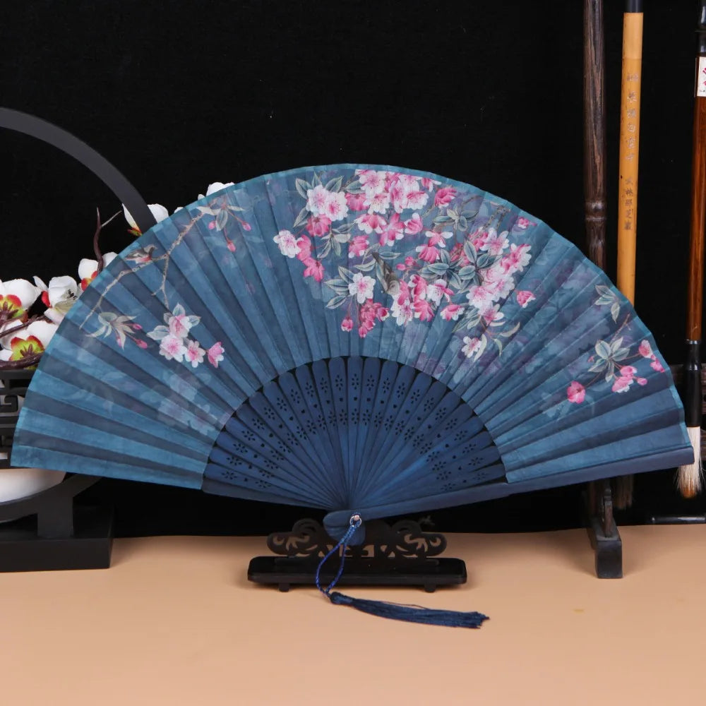 Bamboo Chinese Style Folding  Hand Fan