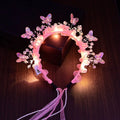Adults Kids LED Glow Party  Headband Halo Light Up festival