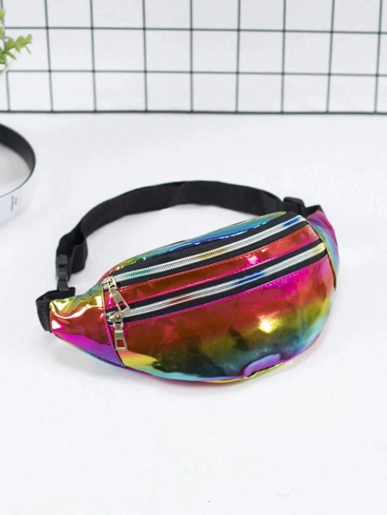 Waist Bag Laser Belt Bag Holographic Fanny Pack Designer Cute Waist Packs Bum Bag Party Travel Fashion Girls Shoulder Glitter
