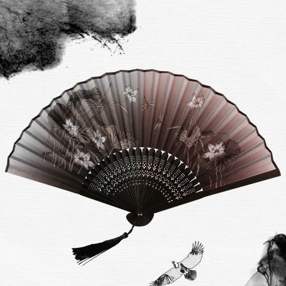 Bamboo Chinese Style Folding  Hand Fan