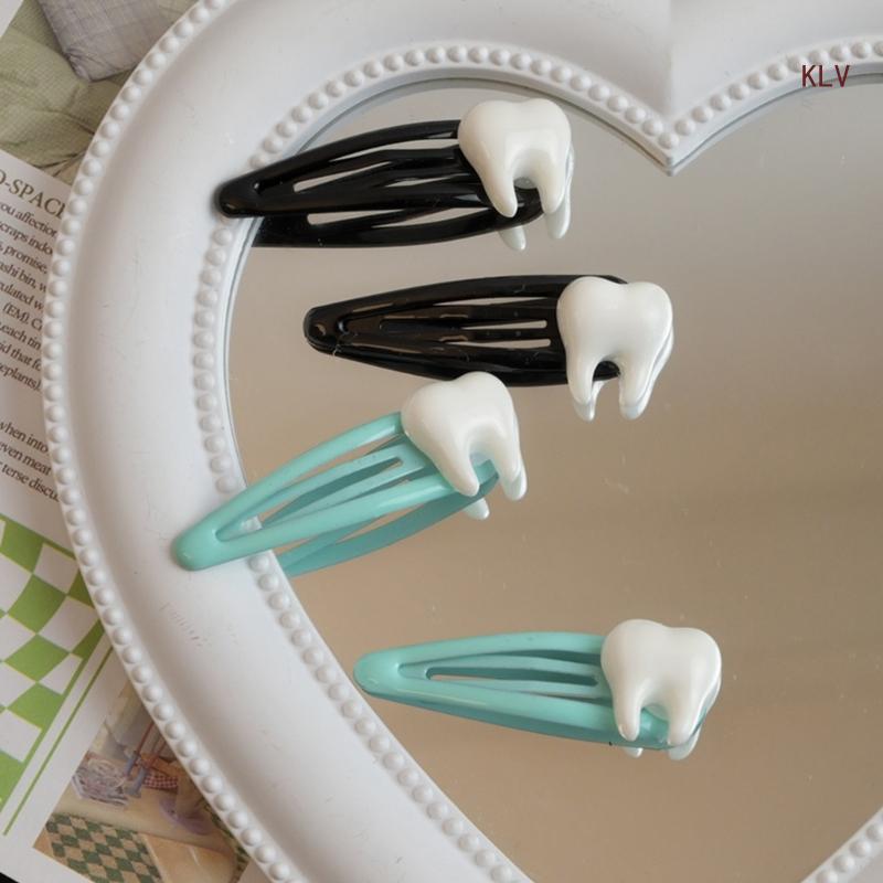 Tooth  Clip Hairpin  Girls Ornaments Headdress Hair Accessories slides  Barrettes Clip Bangs Hairpin dentist Peggy’s