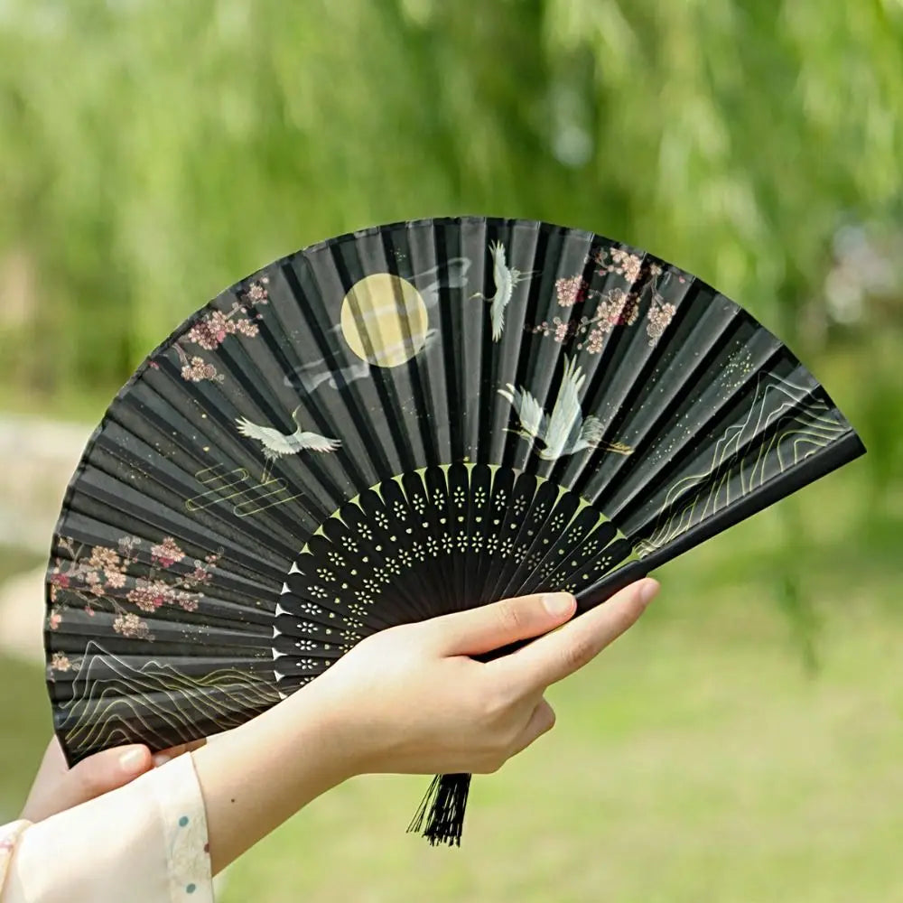 Bamboo Chinese Style Folding  Hand Fan
