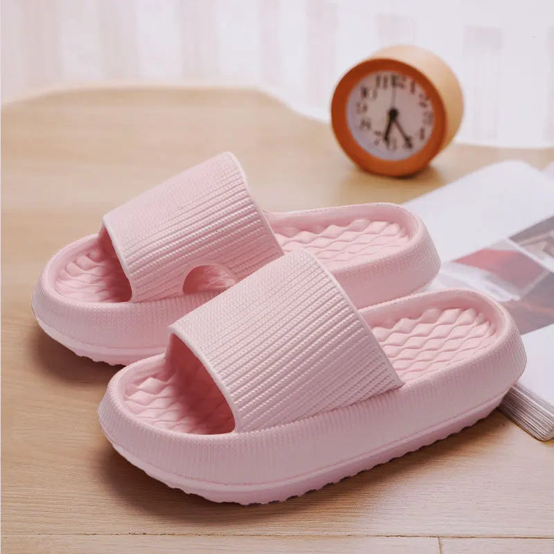 New Soft Platform Slippers for Women 2024 Summer Thick Bottom Cloud Slides Woman EVA Light Non-Slip Flip Flops Plus Size 45