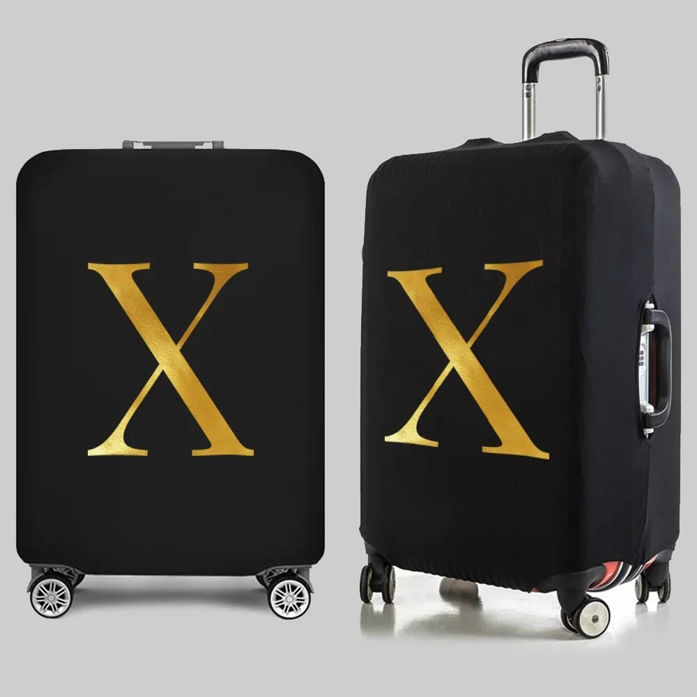 Fashion Travel Essentials Luggage Cover 26 Letters Print 18-32 Inch Holiday Traveling Accessories Trolley Elastic Suitcase Case cover
