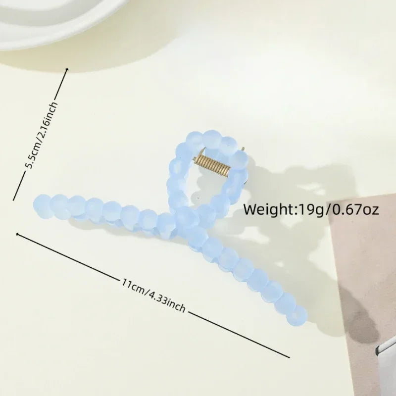 Transparent Hair Clip Claws for Women Girls Summer Sweet Crab Hair Barrettes Hairpins Headwear Party Hair Accessories Hairpins