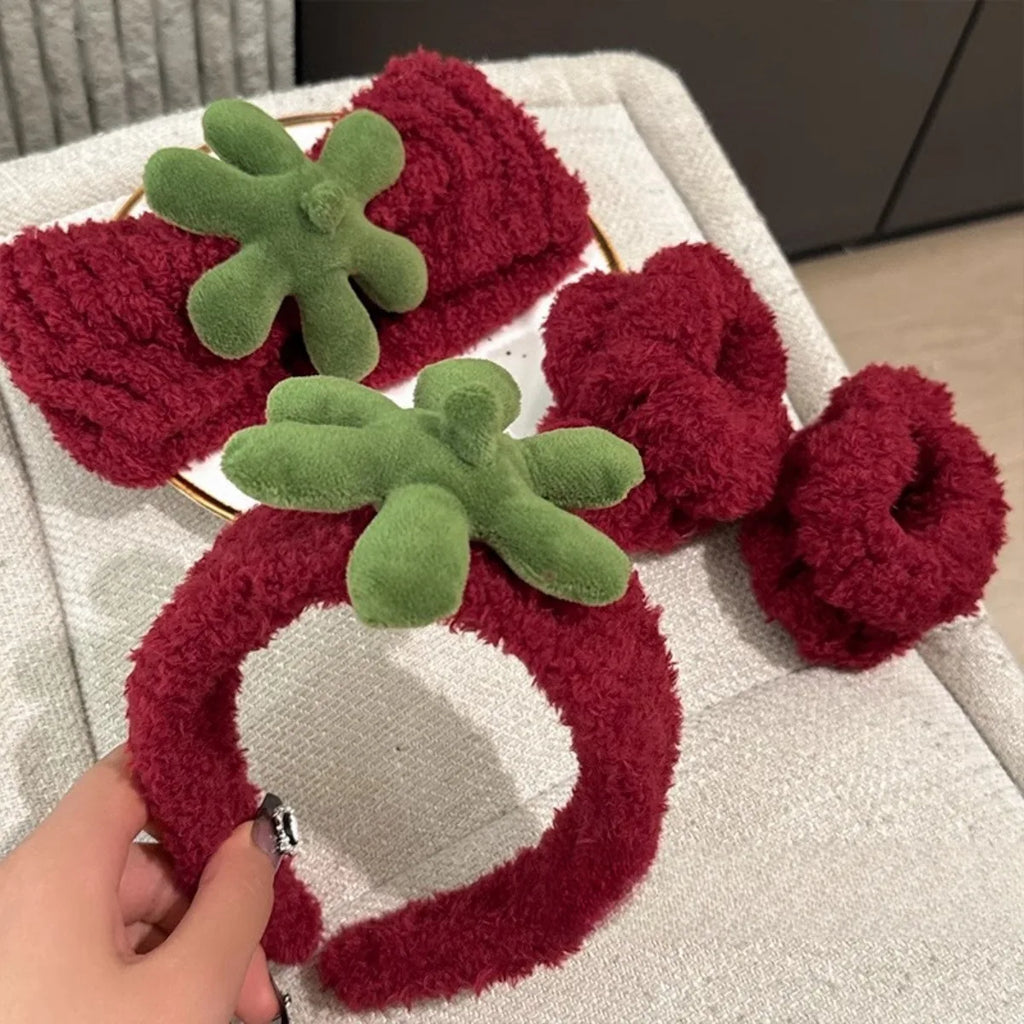 Strawberry Hair set headband