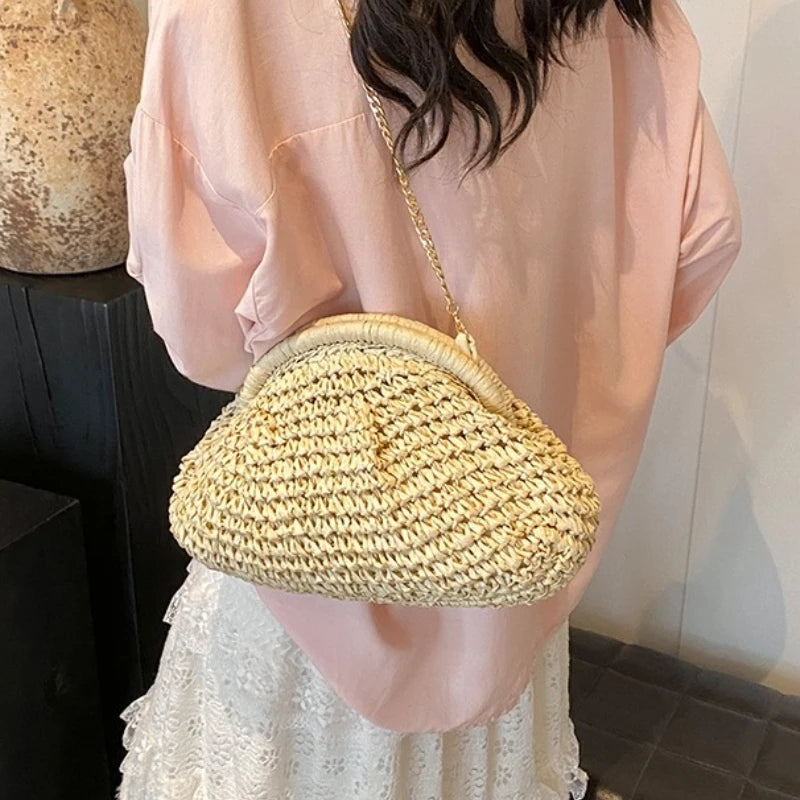 Straw Weaving Crossbody bag