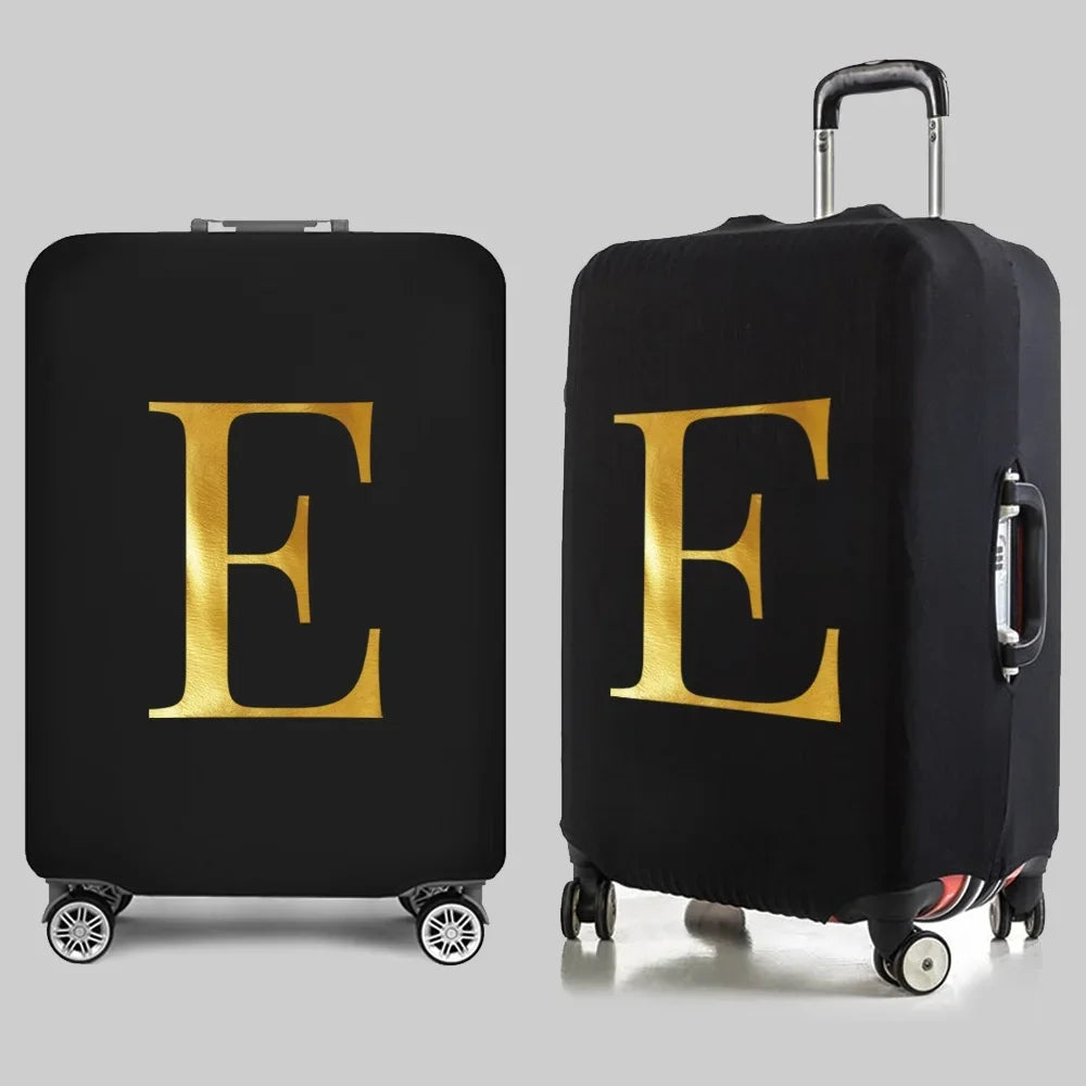 Fashion Travel Essentials Luggage Cover 26 Letters Print 18-32 Inch Holiday Traveling Accessories Trolley Elastic Suitcase Case cover