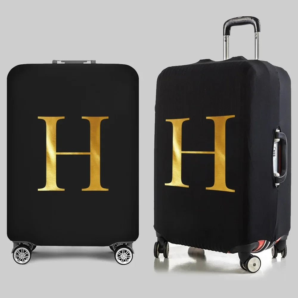 Fashion Travel Essentials Luggage Cover 26 Letters Print 18-32 Inch Holiday Traveling Accessories Trolley Elastic Suitcase Case cover