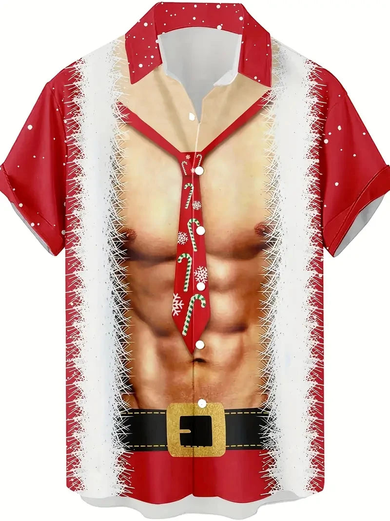 Santa Claus  Hawaiian Shirt men