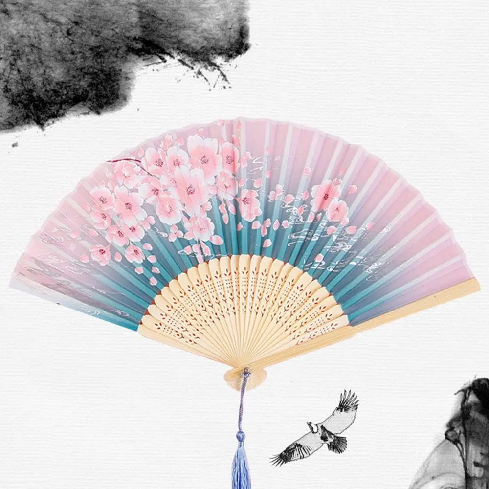 Bamboo Chinese Style Folding  Hand Fan