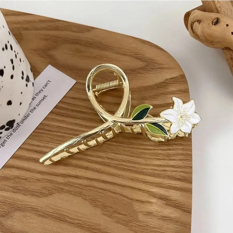 Fashion Cute Flower Alloy Hairclips For Women Multicolour Metal Hairclip Party Everyday flowers well made not cheap plastic these are metal strong clips ideal for holidays beach cruises days out and special occasions sunflower Italy holiday