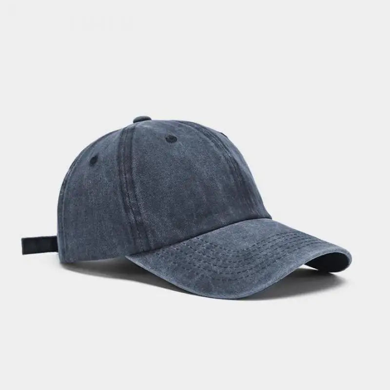 Baseball Cap Washed Cotton Men Women Snapback Hat Vintage Hip Hop Caps Solid Color Dad Hat Bone Casquette Outdoor Casual Sport