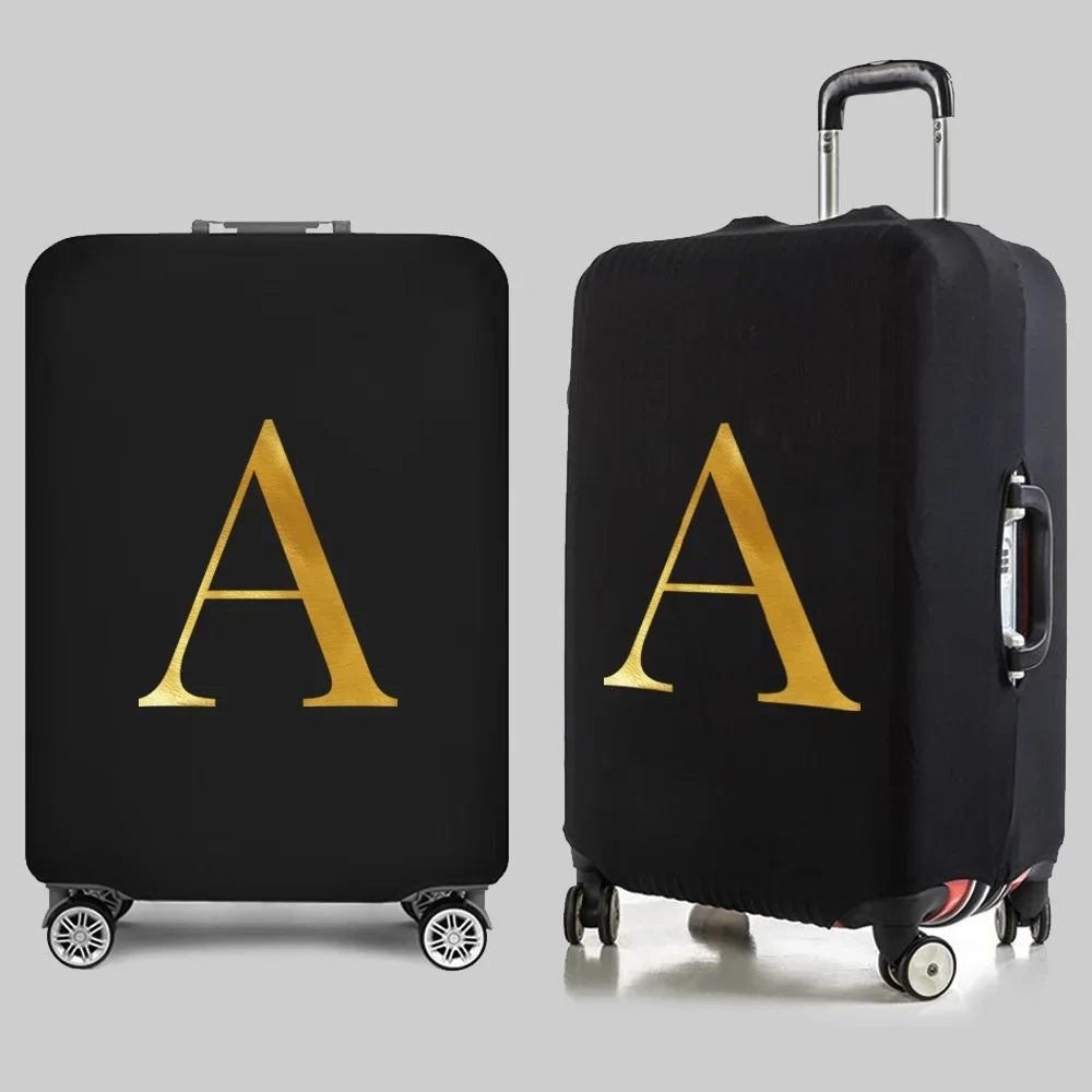 Fashion Travel Essentials Luggage Cover 26 Letters Print 18-32 Inch Holiday Traveling Accessories Trolley Elastic Suitcase Case cover