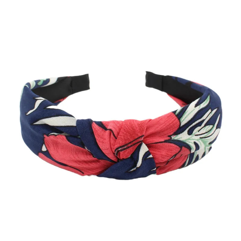 New Vintage Style Fabric Knot Headband National Style Headband Fashion Temperament Women Hair Accessories