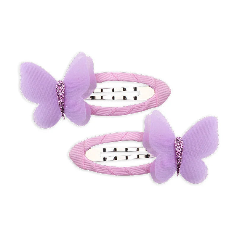 2 Pcs Cute Baby Girl Hair Clip Hairpin Accessory Rose Kids Children Headwear Infant Photo Props Bird Unicorn Fox Swan Star Heart
