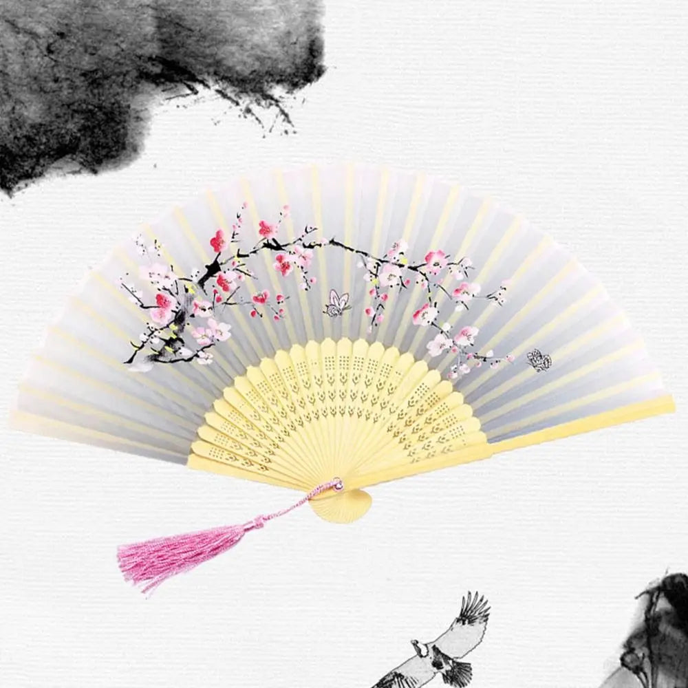 Bamboo Chinese Style Folding  Hand Fan
