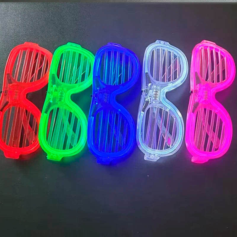 1 Pc Party Glow in the Dark Glasses Light Up LED Glasses Neon Party Favors Sunglasses Party Decor Party Supplies
